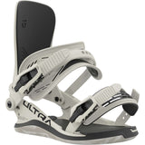 Union Women's Ultra Snowboard Binding - 2024 model binding with a sleek black base and silver buckles.