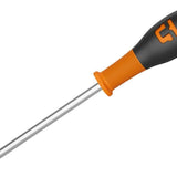 Union Screw Driver #3 - A screwdriver with a black handle and orange accents, featuring a silver metal shaft.