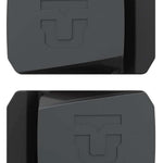 Union Snowboard Wall Mount 2023-2024 - A black wall mount with a silver metal bracket and two screws, featuring the Union logo in white at its center.