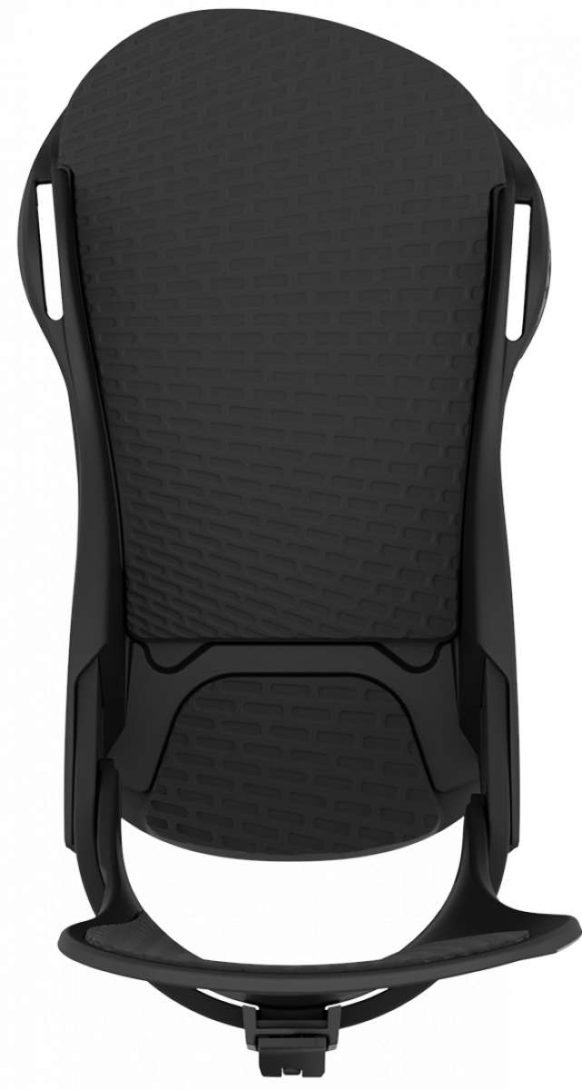 Union STR Snowboard Binding 2024 - Black snowboard binding with a sleek, modern design and silver hardware.