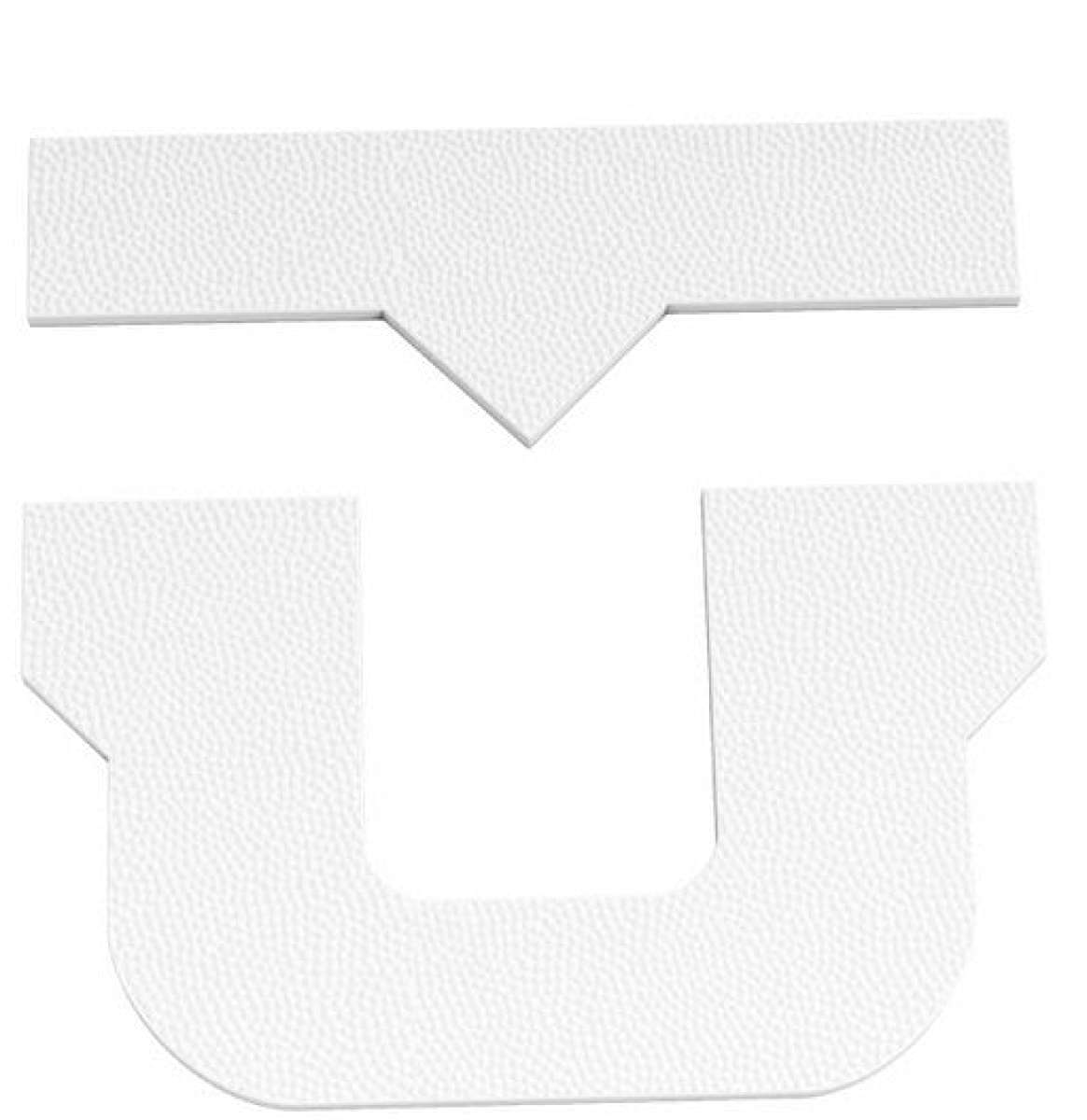 Union U Stomp Pad 2024 - White rectangular sticker with a textured pattern of small, raised dots and a Union logo in the center.