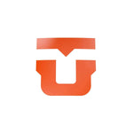 Union U Diecut Sticker 2024 - A die-cut sticker with a logo that says "U" in bold, sans-serif font and is colored orange.