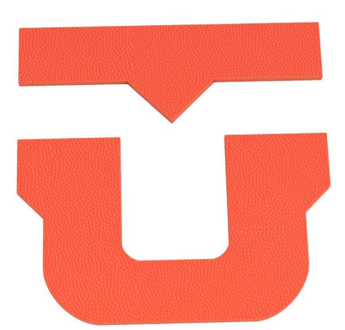 Union U Stomp Pad 2023 - A bright orange rectangular sticker with a textured surface and rounded corners, featuring the word "STOMP" in bold white letters at its center.