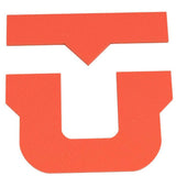 Union U Stomp Pad 2023 - A bright orange rectangular sticker with a textured surface and rounded corners, featuring the word "STOMP" in bold white letters at its center.