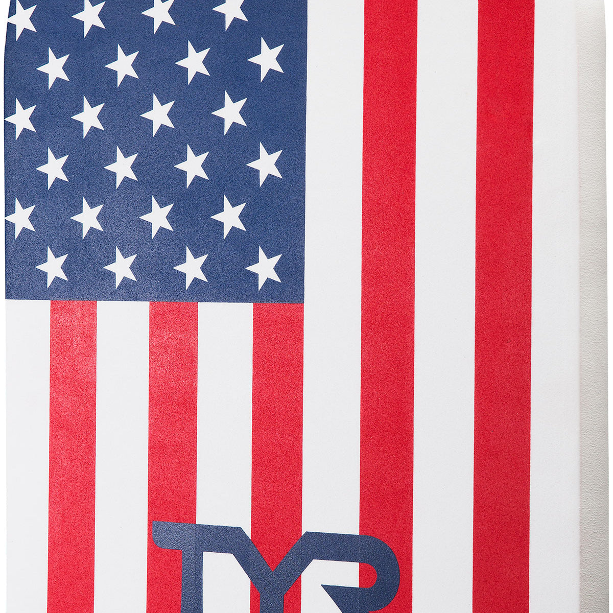 TYR USA Kickboard - Red kickboard with white stars on a blue background, featuring the word "USA" in small letters at the top.