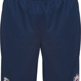 Arena USA - X-Long Bermuda Shorts are navy blue with a white logo on the left leg.