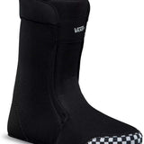 Vans Hi-Standard OG Snowboard Boot 2024 - Black snowboard boot with white logo on top and black laces.