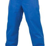 Volcom 5 Pocket Shell Pants 2024 - These royal blue pants feature a subtle diagonal stripe pattern on the side of the leg.