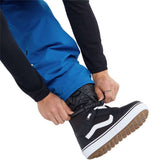 Volcom 5 Pocket Shell Pants 2024 - Black pants with a subtle white pattern on the side of the leg.