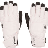 Volcom CP2 GORE-TEX Gloves - A pair of white gloves with black accents on the fingertips and a small logo near the wrist.