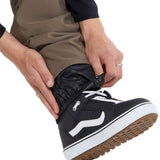 Volcom Freakin' Snow Chino Pants 2024 - Black snow pants with a subtle white stripe on the side of one leg.