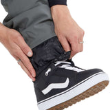 Volcom Freakin' Snow Chino Pants - Black snow pants with a subtle white geometric pattern on the side of one leg.