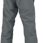 Volcom Freakin' Snow Chino Pants 2024 - Dark gray snow pants with a subtle white stripe on the side of one leg.