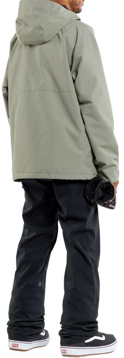 Volcom Freakin' Snow Chino Pants 2024 - Black snow pants with a subtle white logo on the left leg.