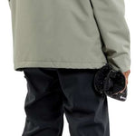 Volcom Freakin' Snow Chino Pants 2024 - Black snow pants with a subtle white logo on the left leg.