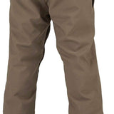 Volcom Freakin' Snow Chino Pants 2024 - Khaki pants with a subtle snowflake pattern on the left leg.