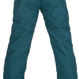Volcom Juniors Freakin' Chino Insulated Pant - Dark blue pants with a subtle plaid pattern on the side pockets and belt loops.