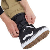 Volcom L GORE-TEX Shell Pant 2024 - Black waterproof pants with a textured pattern on the side of the leg.