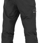 Volcom L GORE-TEX Shell Pant 2024 - Black pants with a zippered pocket on the right thigh and a black belt loop at the back.