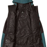 Volcom Women's Bolt Insulated Jacket 2024 - A black jacket with a subtle leopard print lining visible through the fabric.