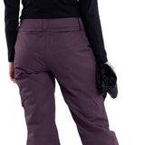 Volcom Women's Bridger Insulated Pant 2024 - Black insulated ski pants with a subtle white logo on the left thigh.