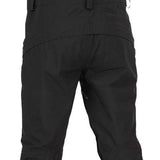 Volcom Women's Elm Stretch GORE-TEX Bib Pant 2024 - Black bib pant with a subtle floral pattern on the upper thigh area.