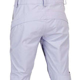 Volcom Women's Elm Stretch GORE-TEX Bib Pant - White bib pant with black straps and a subtle floral pattern on the upper back.