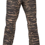 Volcom Women's Hallen Shell Pant - Black shell pant with a subtle pattern of small, light-colored dots on the upper thigh area.