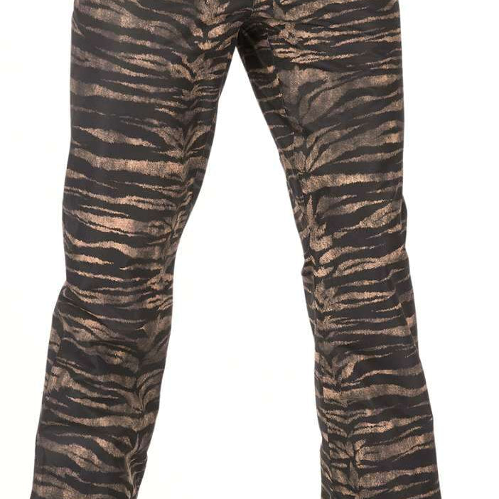 Volcom Women's Hallen Shell Pant - Black shell pant with a subtle pattern of small, light-colored dots on the upper thigh area.