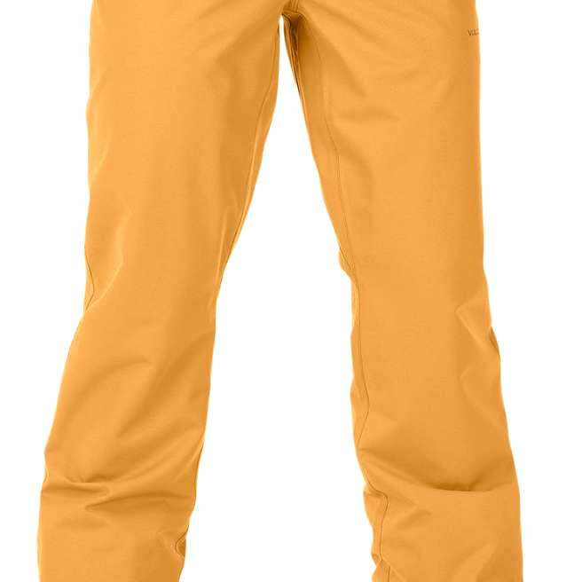 Volcom Women's Hallen Shell Pant - Solid black pants with zippered pockets and a belt loop waistband.