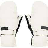 Volcom Women's Peep GORE-TEX Mittens - Black mittens with a quilted pattern and black Velcro straps on wrists.