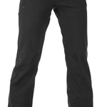Volcom Women's Species Stretch Pant 2023 - Black pants with a subtle white pattern on the side pockets.