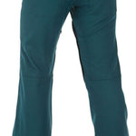 Volcom Women's Species Stretch Pant 2023 - A pair of dark green pants with zippered pockets and a belt loop on the back.