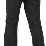 Volcom Women's Species Stretch Pant 2024 - Black pants with zippered pockets and a belt loop on the back.