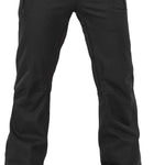 Volcom Women's Species Stretch Pant 2024 - Black pants with a subtle white pattern on the side pockets.