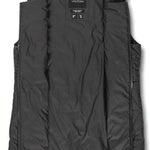 Volcom Women's Vault 4 in 1 Jacket - A black jacket with a hood, zippered pockets and a zipper down the front.