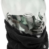 Volcom Women's Wilder Neckband - A black neck gaiter with a small white logo on the bottom right corner.