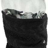 Volcom Women's Wilder Neckband - 2023 model neck warmer with a black quilted pattern and white logo on the bottom right corner.