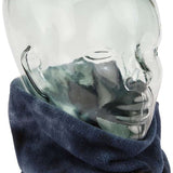 Volcom Women's Wilder Neckband - A navy blue fleece neck warmer with a small black logo featuring white lettering on the bottom right corner.