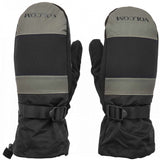 Volcom Millicent Mittens - Pair of black mittens with gray accents and a Velcro strap closure.