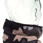 Volcom Removable Neckband - Camouflage patterned neckband with black trim and a tan background.