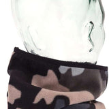 Volcom Removable Neckband - Camouflage patterned neckband with black trim and a tan background.