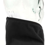 Volcom Removable Neckband - Black fleece neck warmer with a black elasticated edge at one end.