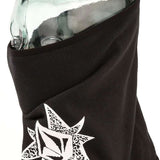 Volcom Removable Neckband 2022 - Black neckband with white logo and patterned design on front.