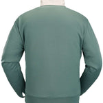 Volcom She Crew Half Zip Fleece 2023 - A seafoam green fleece with a white half-zip and crew neck.