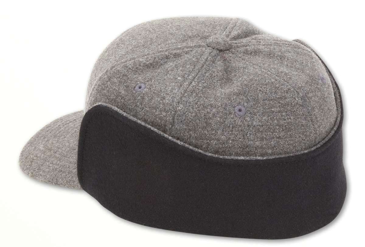 Volcom USA Winter Hat 2022 - A gray winter hat with a pom-pom on top and a faux fur trim around the edge of the brim.