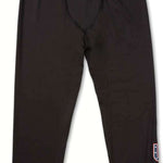 Volcom USST Base Bottom 2022 - Black bottoms with a white logo on the left leg and red, blue, and white stripes down the right leg.