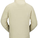 Volcom V Science Fleece Pullover 2023 - A cream-colored fleece pullover with a high collar and zippered chest pocket.