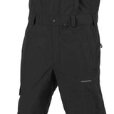 Volcom V.Co Sparta Bib Overall Pants 2024 - Black bib overalls with adjustable straps and multiple pockets.