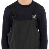 Volcom V.Co Sparta Bib Overall Pants 2024 - Black bib overalls with adjustable straps and multiple pockets.